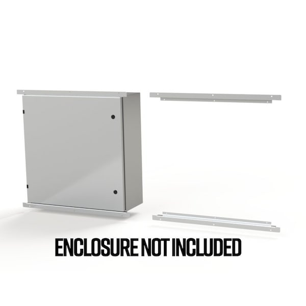 Frame, 1.08 in L x 2.10 in H x 33 in W, Steel